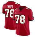 Kooe TB.Buccaneers #78 Tristan Wirfs Player Red Limited Vapor Home Game Stitched Jerseys