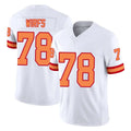 Kooe TB.Buccaneers #78 Tristan Wirfs Player White Limited '76 Vapor F.U.S.E. Home Game Stitched Jerseys