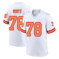 Kooe TB.Buccaneers #78 Tristan Wirfs Player White '76 Home Game Stitched Jerseys