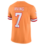 Kooe TB.Buccaneers #7 Bucky Irving Orange Alternate 2 Throwback Vapor F.U.S.E. Limited Stitched Jerseys