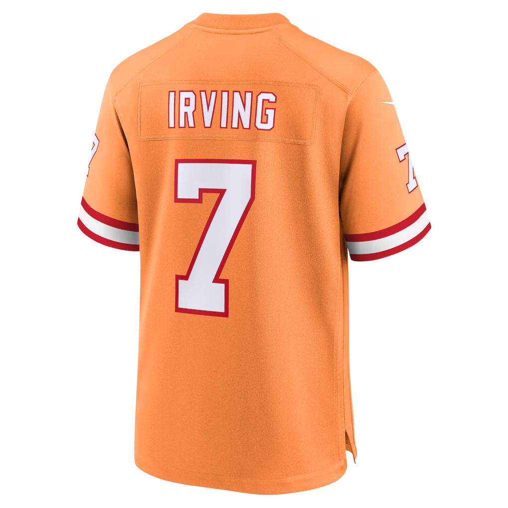 Kooe TB.Buccaneers #7 Bucky Irving Orange Alternate Game Stitched Jerseys