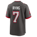 Kooe TB.Buccaneers #7 Bucky Irving Pewter Alternate Game Stitched Jerseys