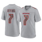 Kooe TB.Buccaneers #7 Bucky Irving Player Gray Atmosphere Fashion Home Game Stitched Jerseys