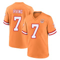 Kooe TB.Buccaneers #7 Bucky Irving Player Orange Throwback Home Game Stitched Jerseys