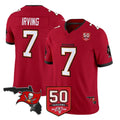 Kooe TB.Buccaneers #7 Bucky Irving Player Red 50th Season Vapor Limited Home Game Stitched Jerseys