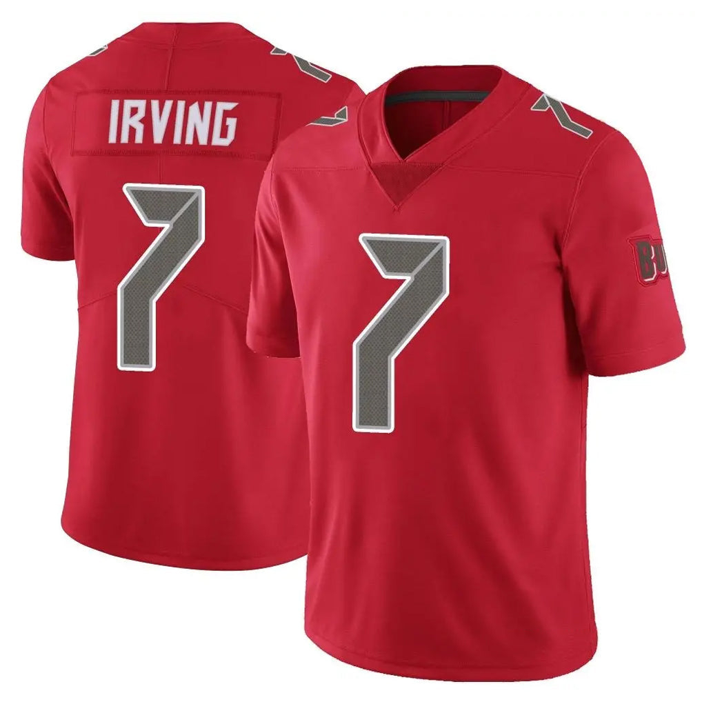 Kooe TB.Buccaneers #7 Bucky Irving Player Red Limited Color Rush Home Game Stitched Jerseys