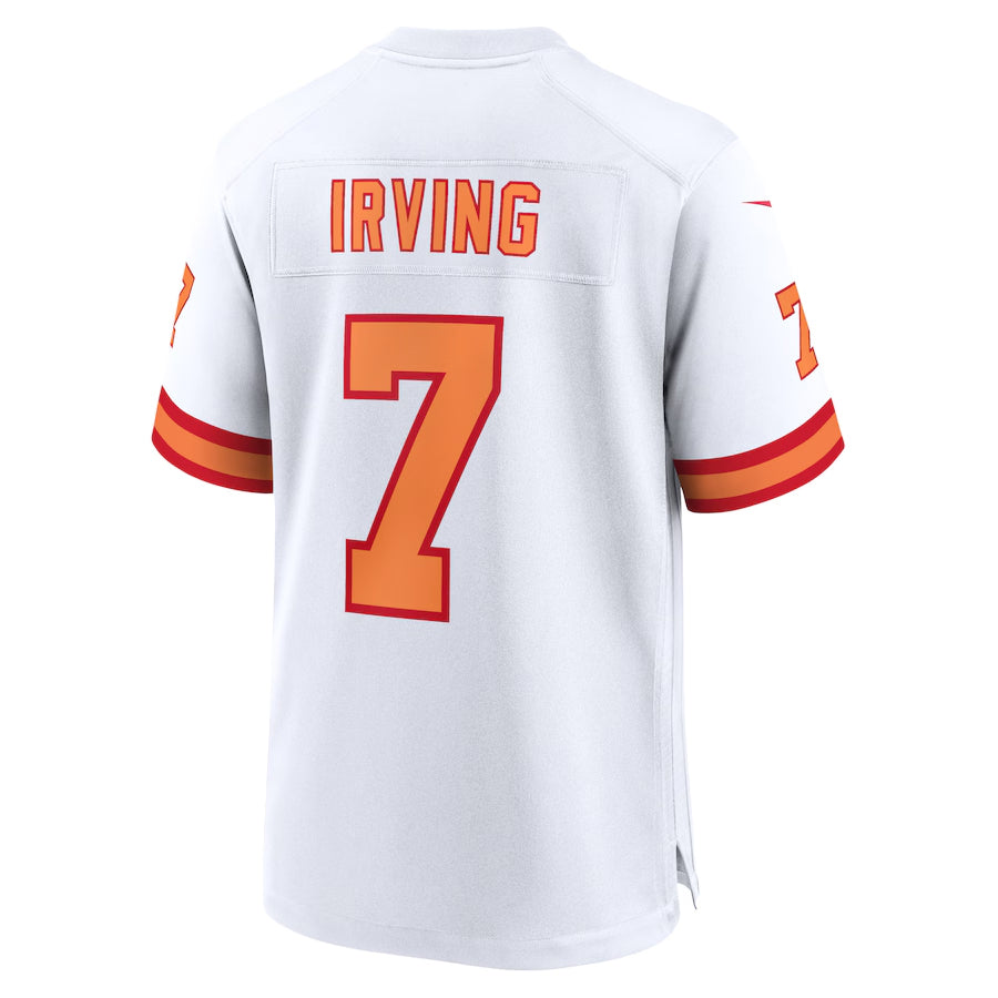 Kooe TB.Buccaneers #7 Bucky Irving Player White Home Game Stitched Jerseys