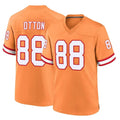 Kooe TB.Buccaneers #88 Cade Otton Player Orange Throwback Home Game Stitched Jerseys