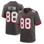 Kooe TB.Buccaneers #88 Cade Otton Player Pewter Alternate Home Game Stitched Jerseys