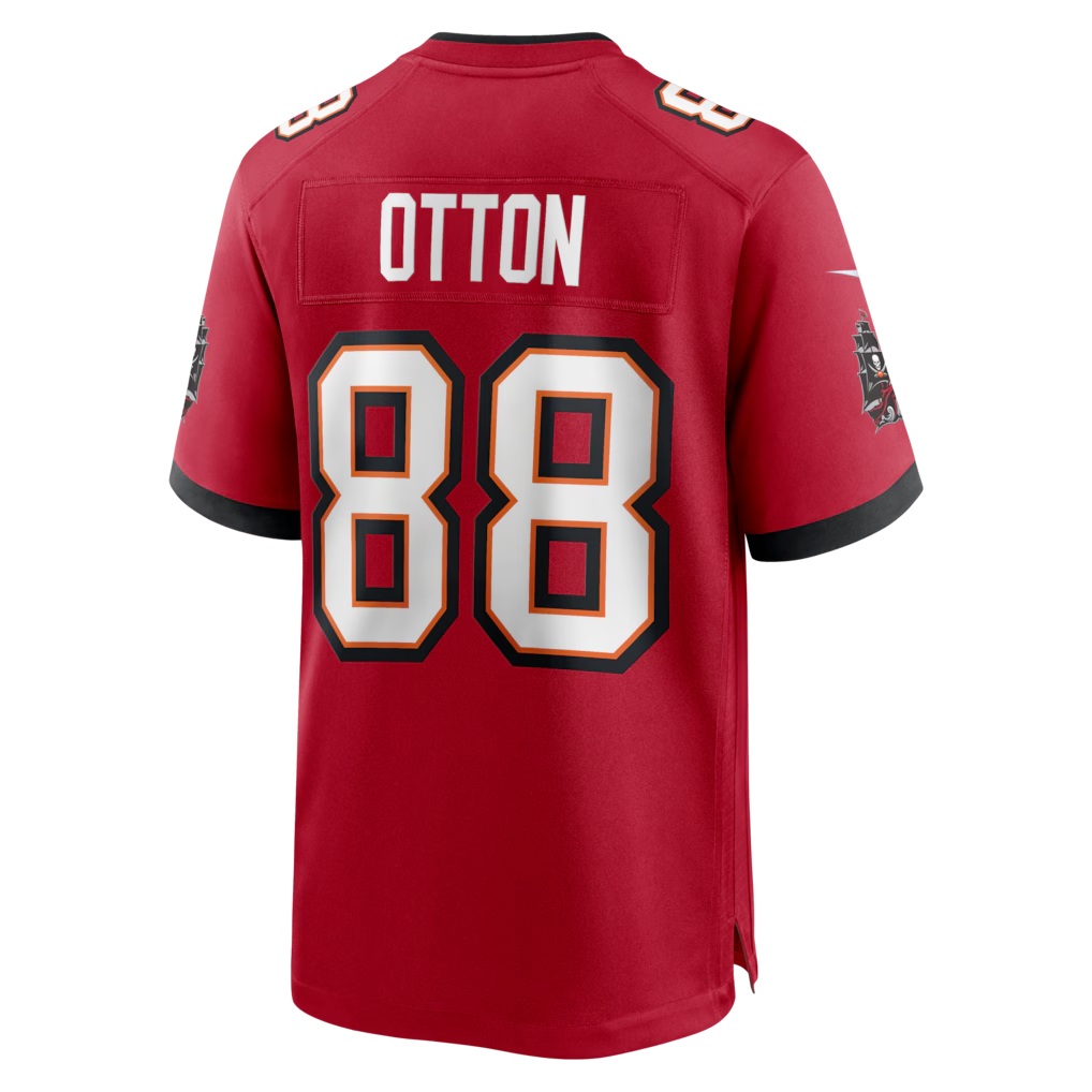 Kooe TB.Buccaneers #88 Cade Otton Red Game Player Stitched Jerseys