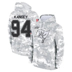 Kooe TB.Buccaneers #94 Calijah Kancey Player Arctic Camo Limited Salute to Service Pullover Hoodies Game Stitched Jerseys