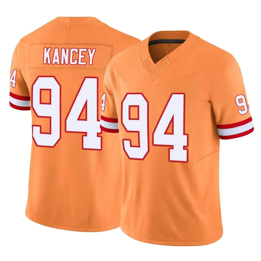 Kooe TB.Buccaneers #94 Calijah Kancey Player Orange Limited Vapor F.U.S.E. Home Game Stitched Jerseys
