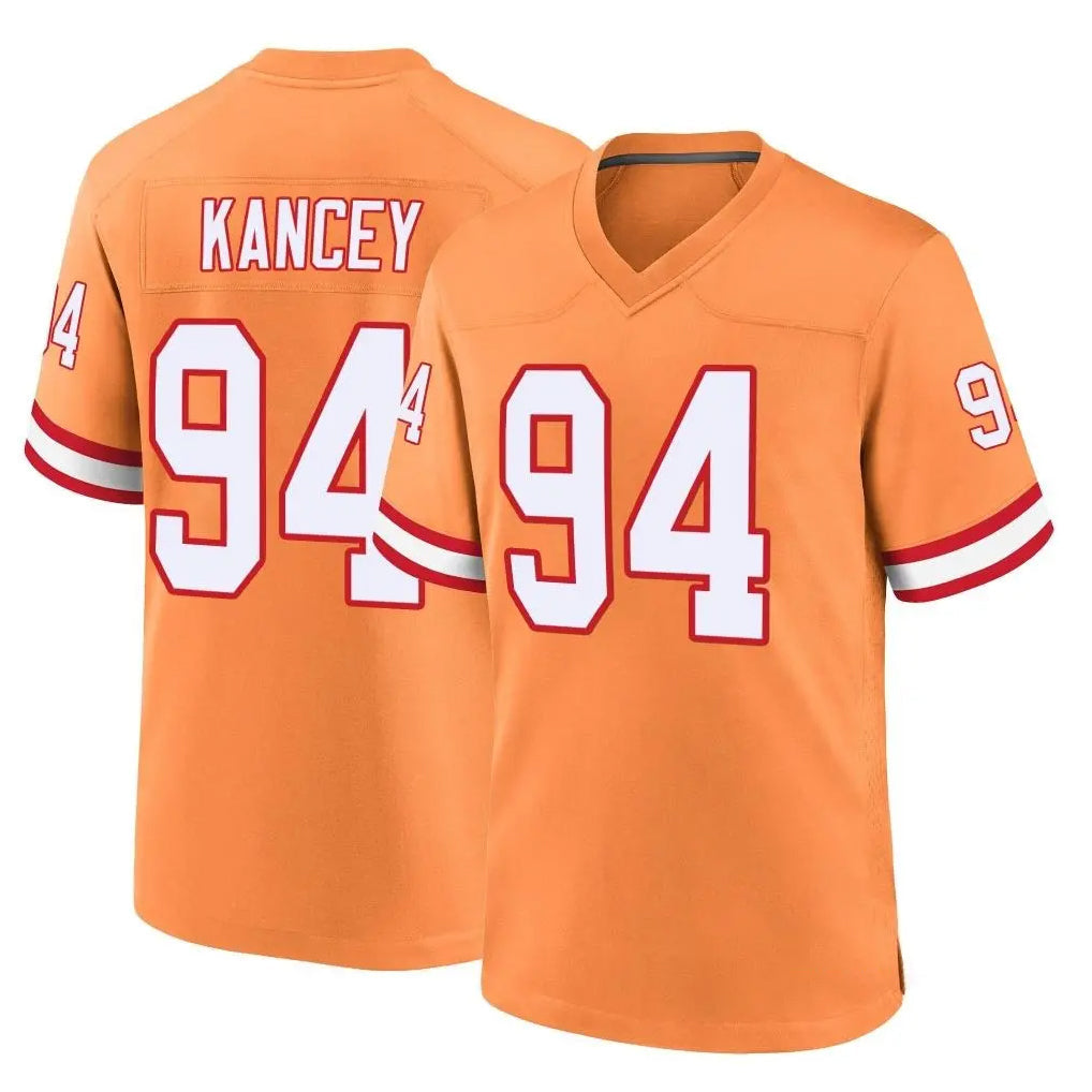 Kooe TB.Buccaneers #94 Calijah Kancey Player Orange Throwback Home Game Stitched Jerseys