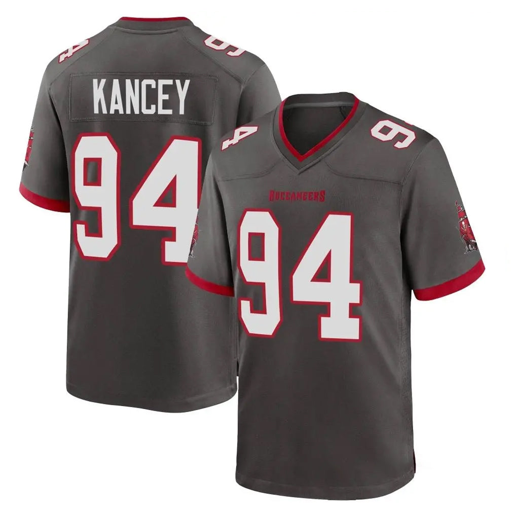 Kooe TB.Buccaneers #94 Calijah Kancey Player Pewter Alternate Home Game Stitched Jerseys