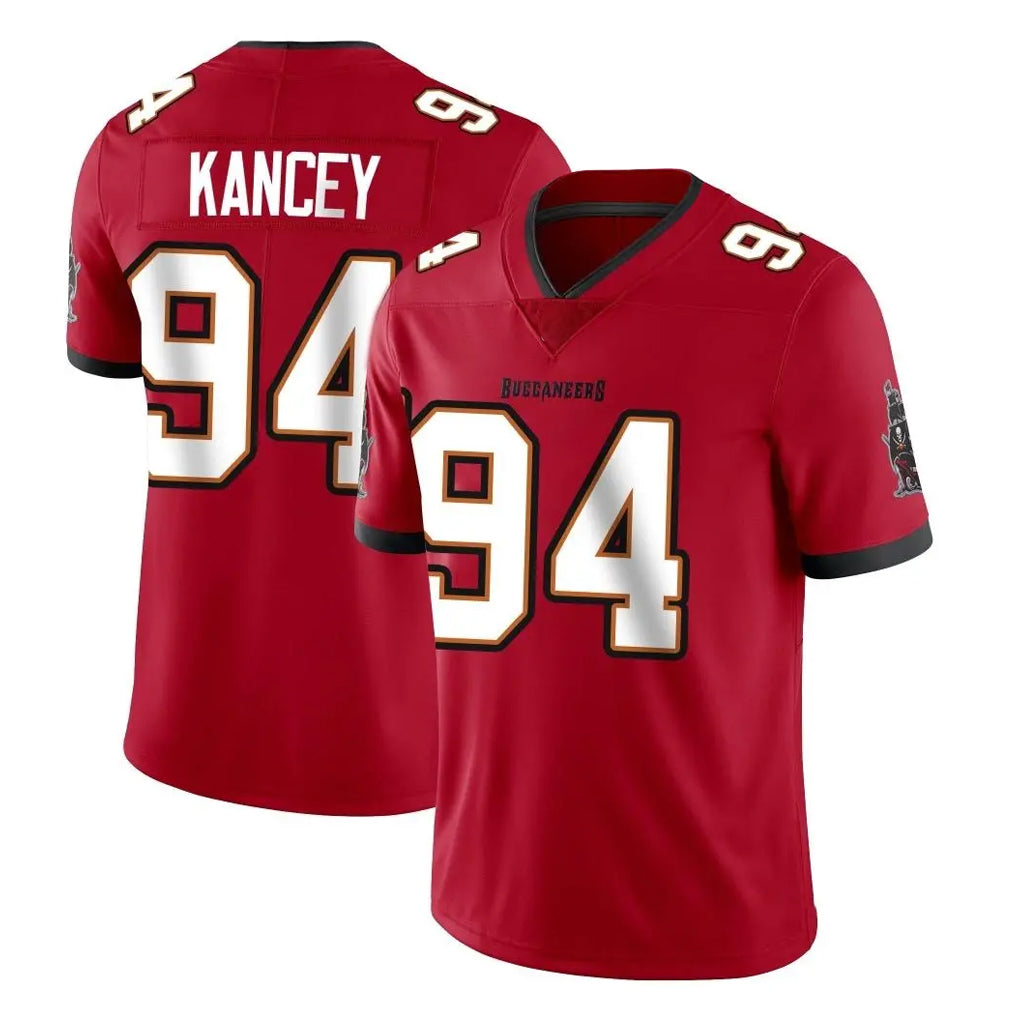 Kooe TB.Buccaneers #94 Calijah Kancey Player Red Limited Vapor F.U.S.E. Home Game Stitched Jerseys