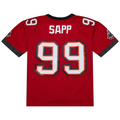 Kooe TB.Buccaneers #99 Warren Sapp Mitchell & Ness Red 2002 Legacy Replica Jersey Stitched Puhic Game Jerseys