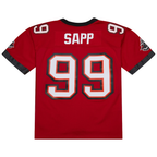 Kooe TB.Buccaneers #99 Warren Sapp Mitchell & Ness Red 2002 Legacy Replica Jersey Stitched Puhic Game Jerseys