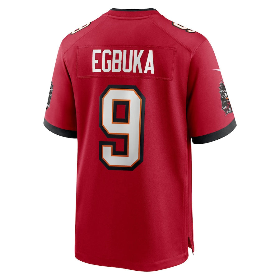 Kooe TB.Buccaneers #9 Emeka Egbuka Player Red Home Game Stitched Jerseys