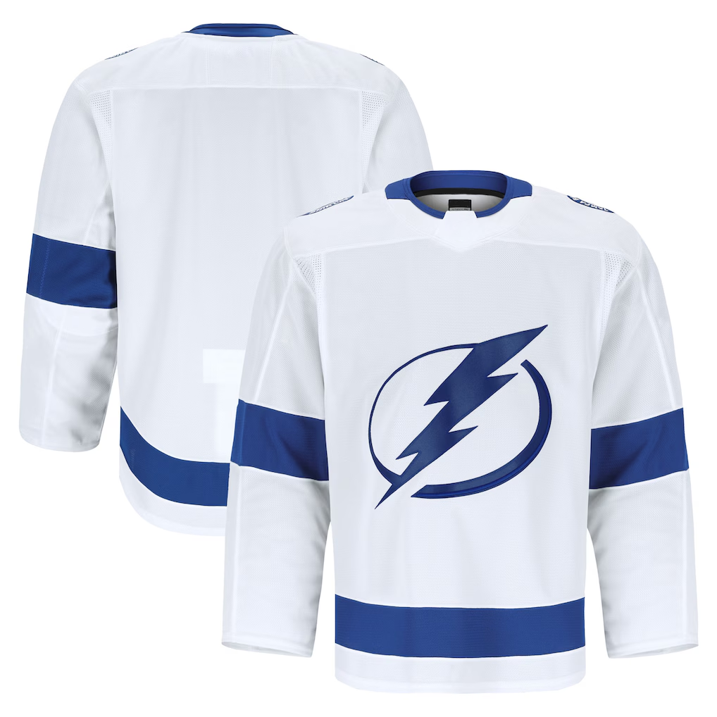Kooe TB.Lightning White Away Authentic Pro Jerseys