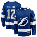 Kooe TB.Lightning #12 Jakob Pelletier Blue Home Breakaway Jerseys