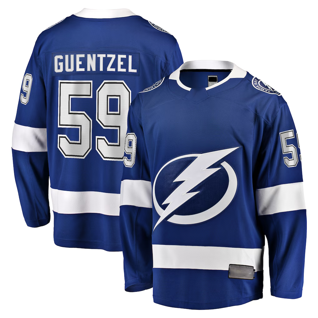Kooe TB.Lightning #59 Jake Guentzel Blue Home Premier Breakaway Player Jerseys