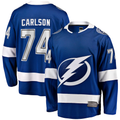 Kooe TB.Lightning #74 John Carlson Blue Home Breakaway Jerseys