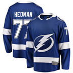 Kooe TB.Lightning #77 Victor Hedman Blue Home Breakaway Jerseys