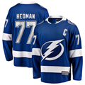 Kooe TB.Lightning #77 Victor Hedman Blue Home Captain Patch Breakaway Jerseys