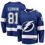 Kooe TB.Lightning #81 Erik Cernak Blue Home Breakaway Player Jerseys