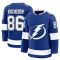 Kooe TB.Lightning #86 Nikita Kucherov Blue Home Premium Jerseys
