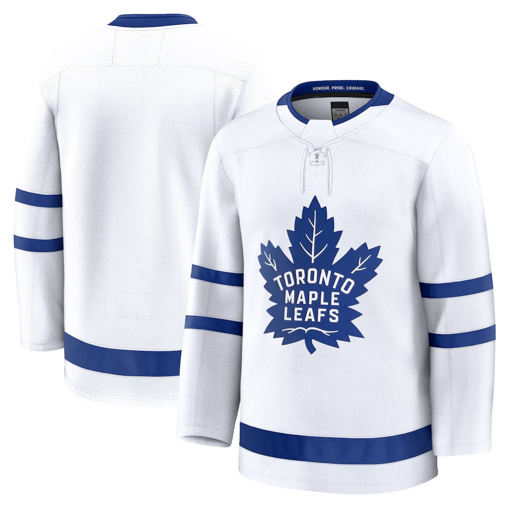 Kooe T.Maple Leafs White Away Premium Jerseys