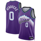 Kooe U.Jazz #0 Taylor Hendricks Purple Swingman Jerseys - Icon Edition