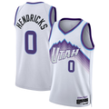 Kooe U.Jazz #0 Taylor Hendricks White Swingman Jerseys - Association Edition