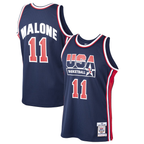 Kooe U.Jazz #11 Karl Malone Mitchell & Ness Navy 1992 Dream Team Authentic Jerseys