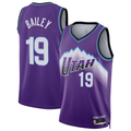 Kooe U.Jazz #19 Ace Bailey Purple Swingman Jerseys - Icon Edition