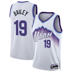 Kooe U.Jazz #19 Ace Bailey White Swingman Jerseys- Association Edition