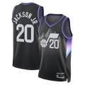 Kooe U.Jazz #20 Jaren Jackson Jr. Black Swingman Jerseys - Statement Edition