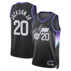 Kooe U.Jazz #20 Jaren Jackson Jr. Black Swingman Jerseys - Statement Edition