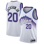 Kooe U.Jazz #20 Jaren Jackson Jr. White Swingman Jerseys - Association Edition