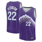 Kooe U.Jazz #22 Darryn Peterson Fanatics Purple 2026 Draft First Round Pick Fast Break Jerseys - Icon Edition