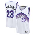 Kooe U.Jazz #23 Lauri Markkanen Fanatics White Fast Break Replica Player Jerseys - Association Edition
