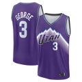 Kooe U.Jazz #3 Keyonte George Fanatics Purple Fast Break Replica Jerseys - Icon Edition