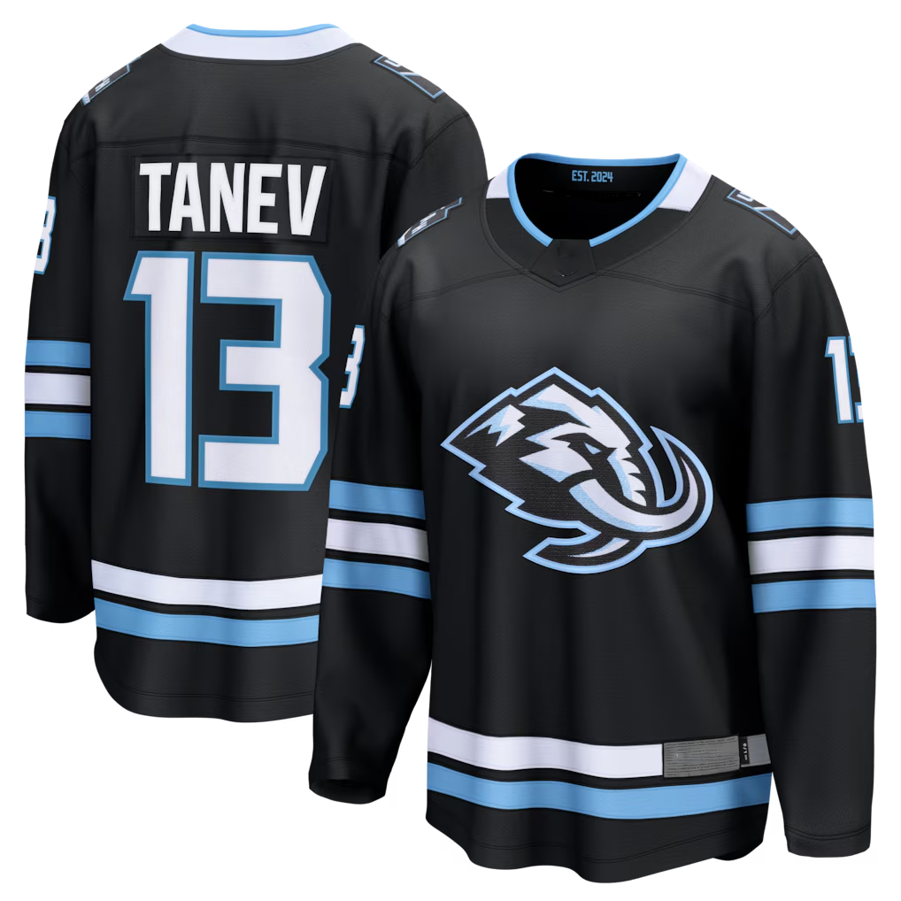 Kooe U.Mammoth #13 Brandon Tanev Black Home Breakaway Player Jerseys