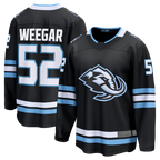 Kooe U.Mammoth #52 MacKenzie Weegar Black Home Breakaway Jerseys