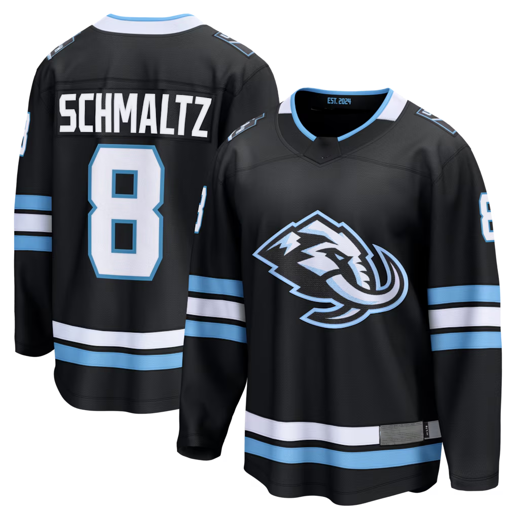 Kooe U.Mammoth #8 Nick Schmaltz Black Home Breakaway Player Jerseys