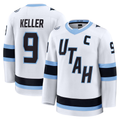 Kooe U.Mammoth #9 Clayton Keller White Away Premium Player Jerseys