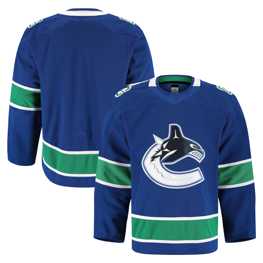 Kooe V.Canucks Blue Home Authentic Pro Jerseys
