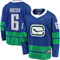 Kooe V.Canucks #6 Brock Boeser Blue Breakaway Jerseys