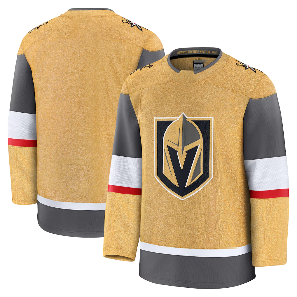 Kooe V.Golden Knights Gold Home Premium Jerseys