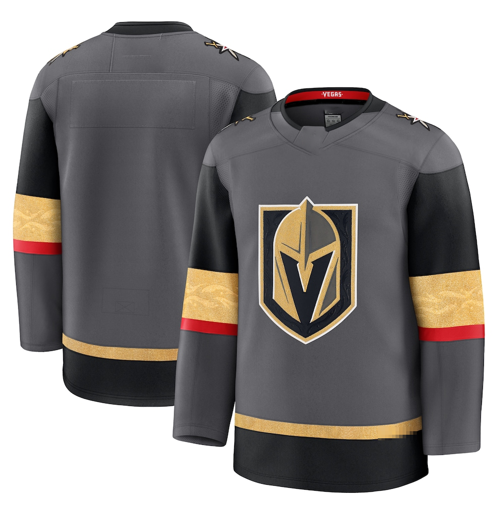 Kooe V.Golden Knights Gray Alternate Premium Jerseys